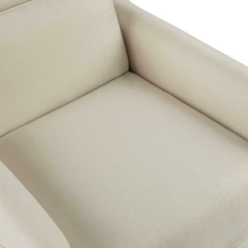 Fauteuil inclinable à poussoir, Beige
