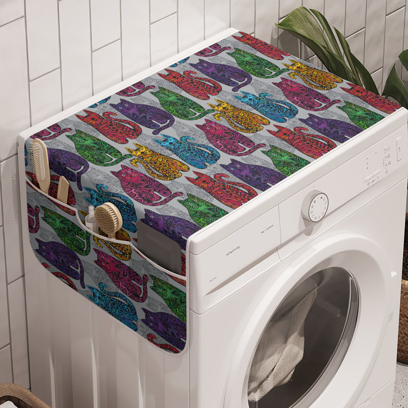 Machine à laver East Urban Home pour chatons, ensemble de 2 47 po x 18,5 po