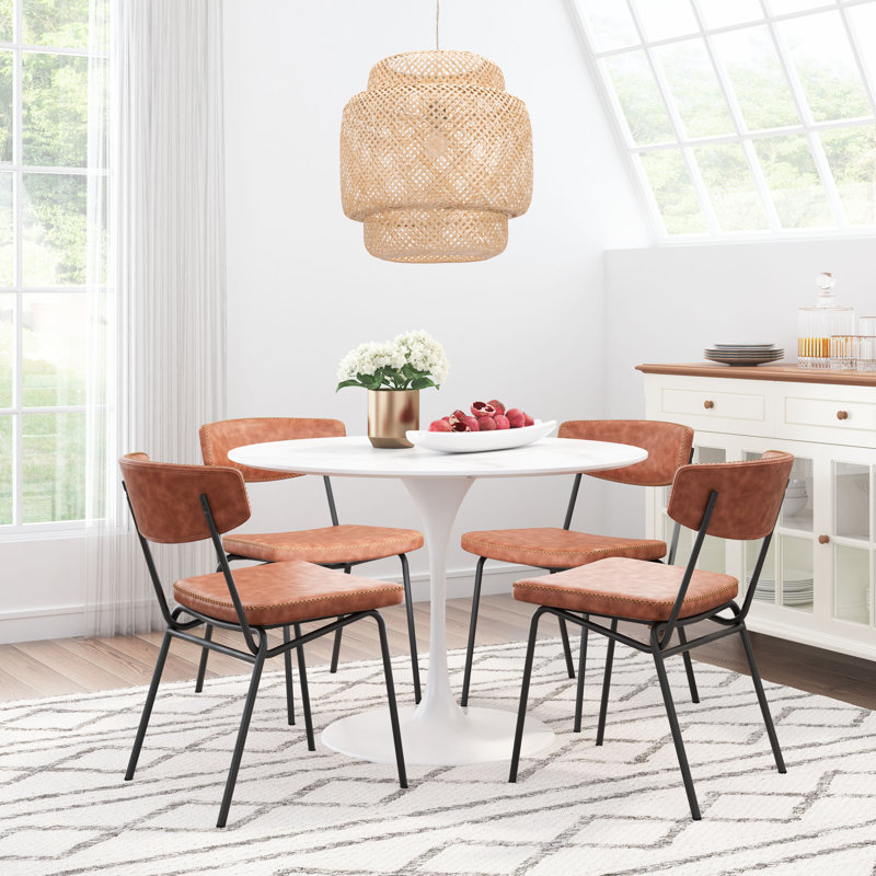 Natural Woven Polyester Straw Drum Ceiling Pendant Light