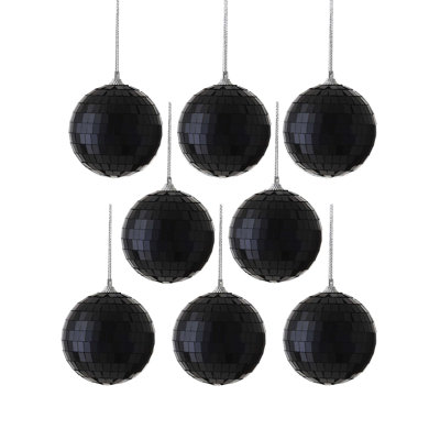 8cm Glass Bauble