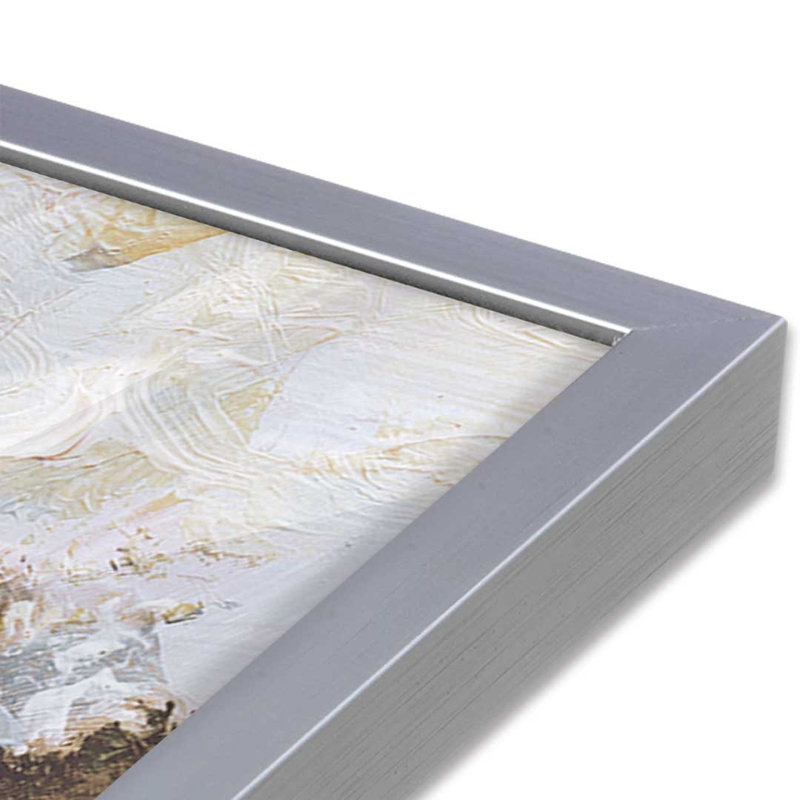 «Arise» par Kamdon Kreations, reproduction d'art, L 12 po x H 8 po, Silver, Impression encadrée