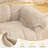 Recliner Chair, 360° Swivel Recliner with Heat & Massage, Chenille Upholstered Manual Recliners with Side Pockets-1120547568