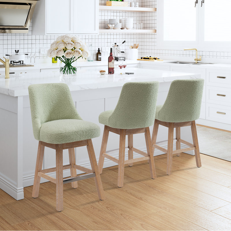 Swivel Counter Stool, Green