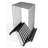 Whitmor Commercial Rolling Garment Z-Rack - Chrome