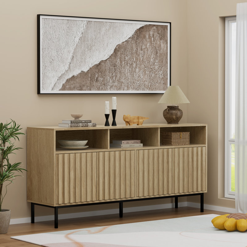 Buffet de 61,4 po de largeur, Naturel