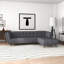 Canapé modulaire gris pour salon moderne