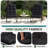 2-Pcs Outdoor Seat/Back Cushion For Adirondack Chair-1882779776