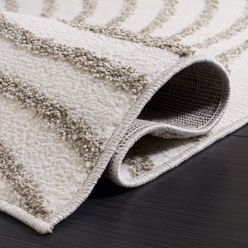 Wave Performance Abstract Indoor Rug, Runner 2'2" x 9'
