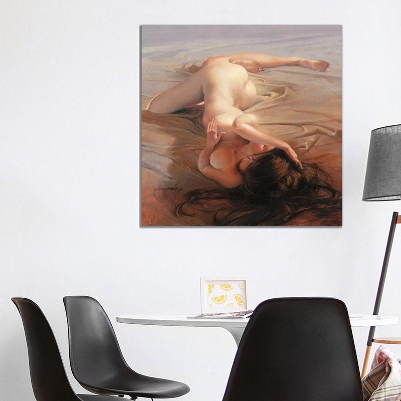 Twist by Maher Morcos - Wrapped Canvas Painting, 93.98 cm H x 93.98 cm W x 1.91 cm D
