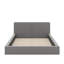 Grand lit plateforme tapissier avec tissu en velours-641903361