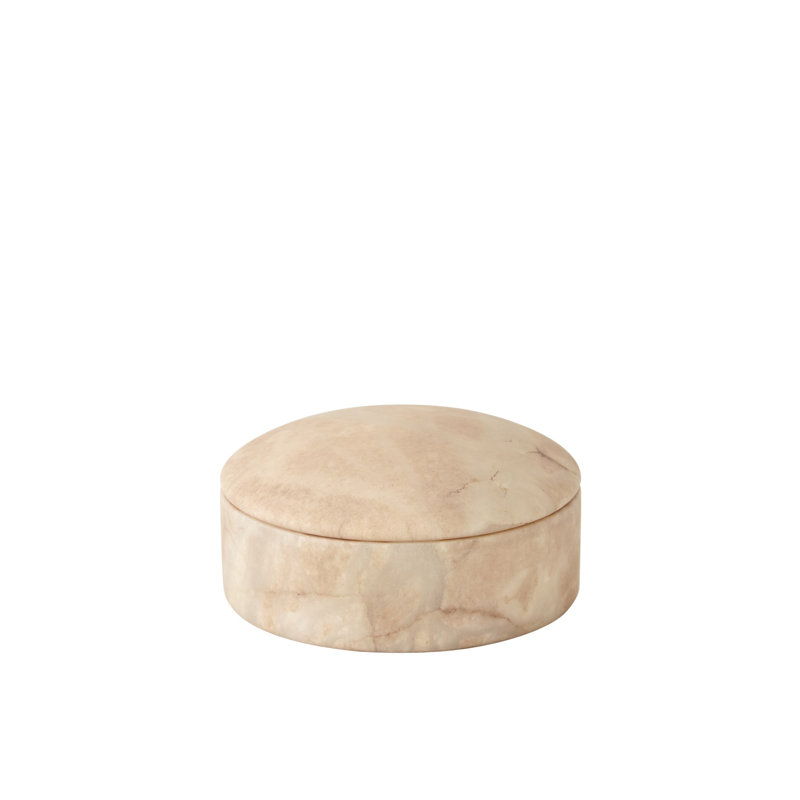 Gala Alabaster Canister-Short, Beige
