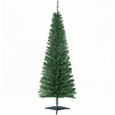 Artificial Pencil Christmas Tree, Slim Xmas Tree with Easy Setup, Ideal for Festive Displays