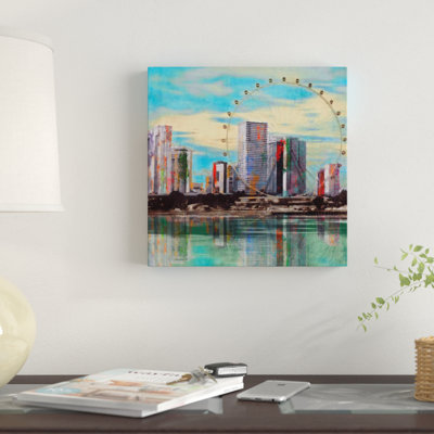 «Sunset Roundabout», reproduction sur toile