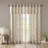 Fretwork Print Grommet Top Window Valance-320553136