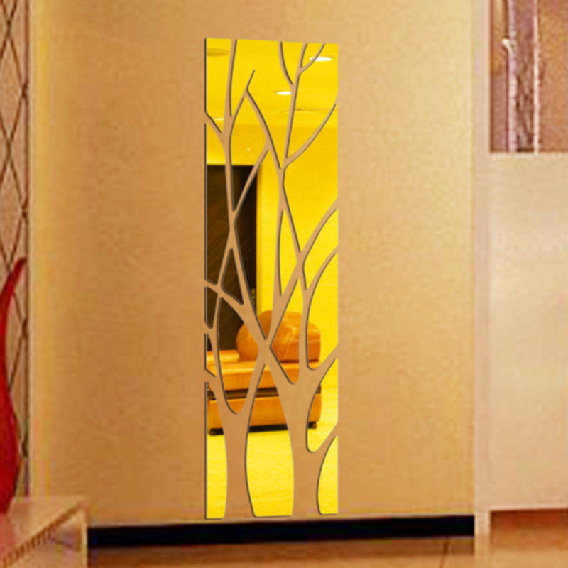 Plants & Flowers Wall Decal, Gold