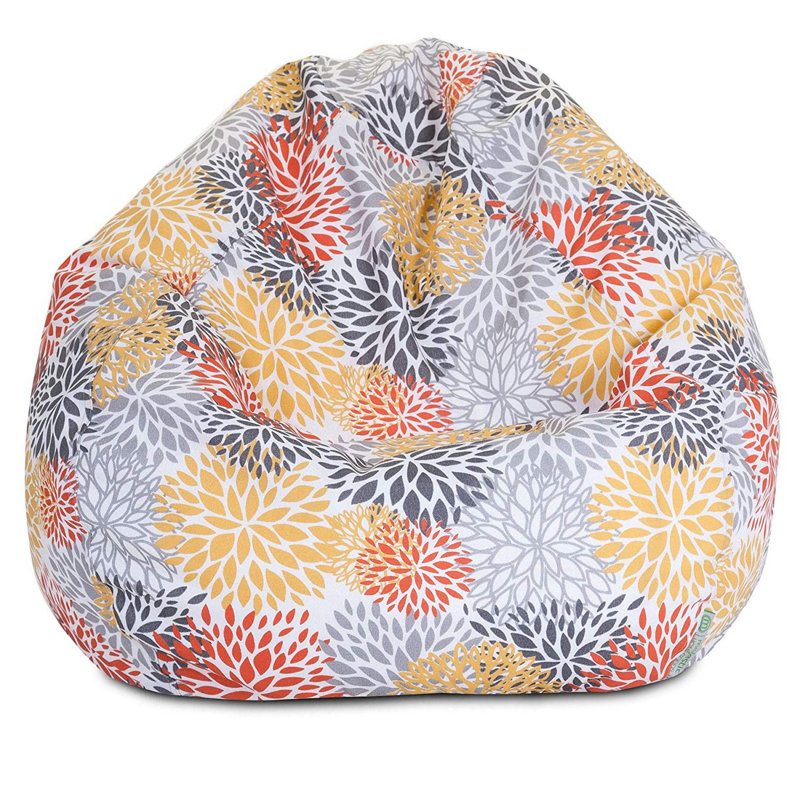 Polyester Bean Bag Chair, 22'' H x 28'' W x 28'' D