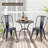 Hetrick Round Outdoor Bar Table Umbrella Hole , 24 " W 24 " D