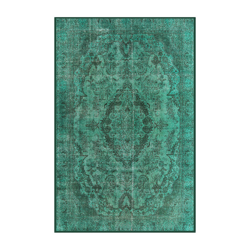 Tapis vert de style oriental, Rectangle 2 pi x 3 pi