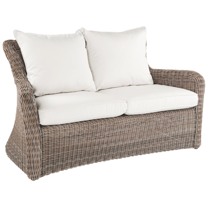 Sag Harbor Outdoor 2 - Seat Loveseat, Driftwood, Natural