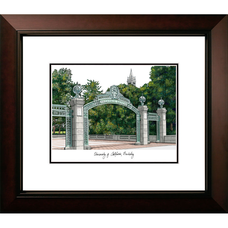 Cadre photo en alumnus de lithographie legacy ncaa golden