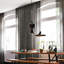 Ensemble de trois luminaires suspendus noirs