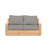 Caldas Loveseat - Charcoal-120338684