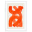 «Orange Strokes Print» par Haniff-129155876-129155853-129155839