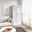 Armoire de rangement de 71 po de hauteur avec tablettes de rangement mobiles, armoire de style moderne avec portes à fermeture douce, blanc
