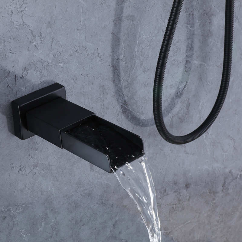 All-In-One Kit with Rough in-Valve, Matte Black