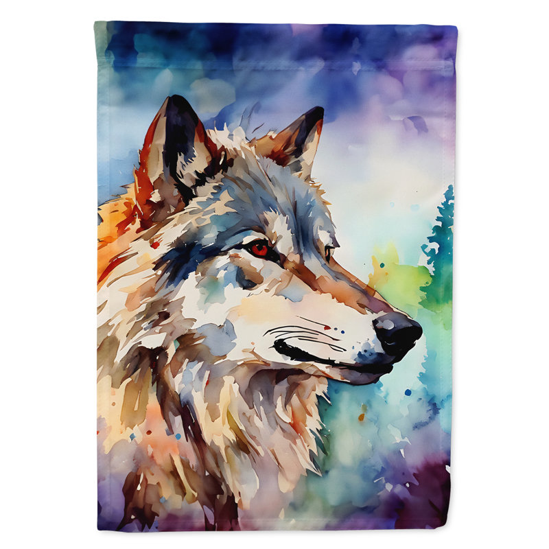 Drapeau Wolves Wolf House