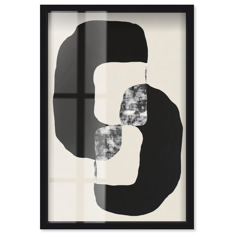Impression de boîte noire de formation V par Minimalist Art, Noir, H 16 po x l 11 po