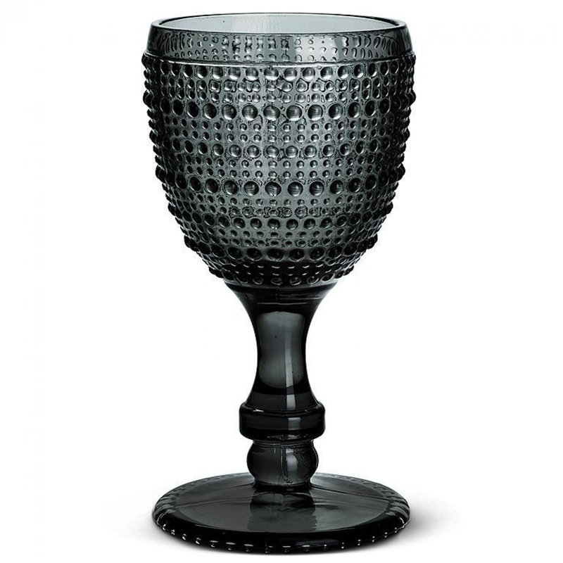Pebble Finish Stemmed Wine Goblet