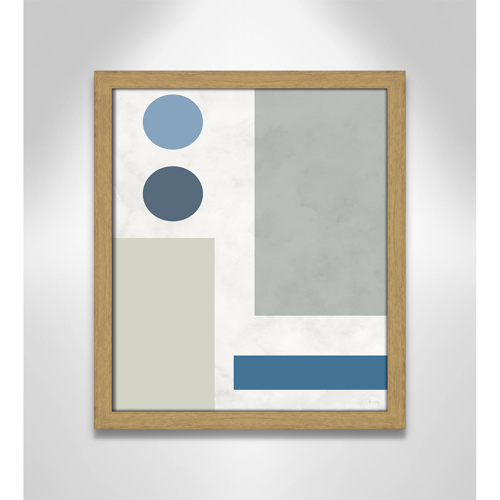 Stars Align I Print, 13" W x 15" H, Brown Framed