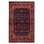 Tapis bleu marine Andelz 4 pi 4 po x 6 pi 11 po
