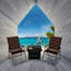 Chaise de patio pliante portative