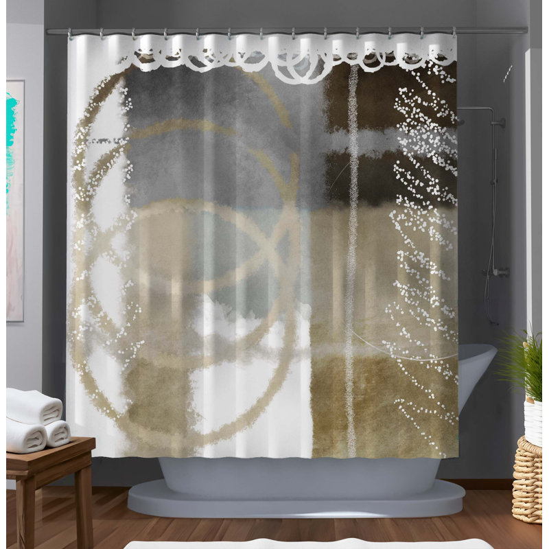 Abstract Shower Curtain