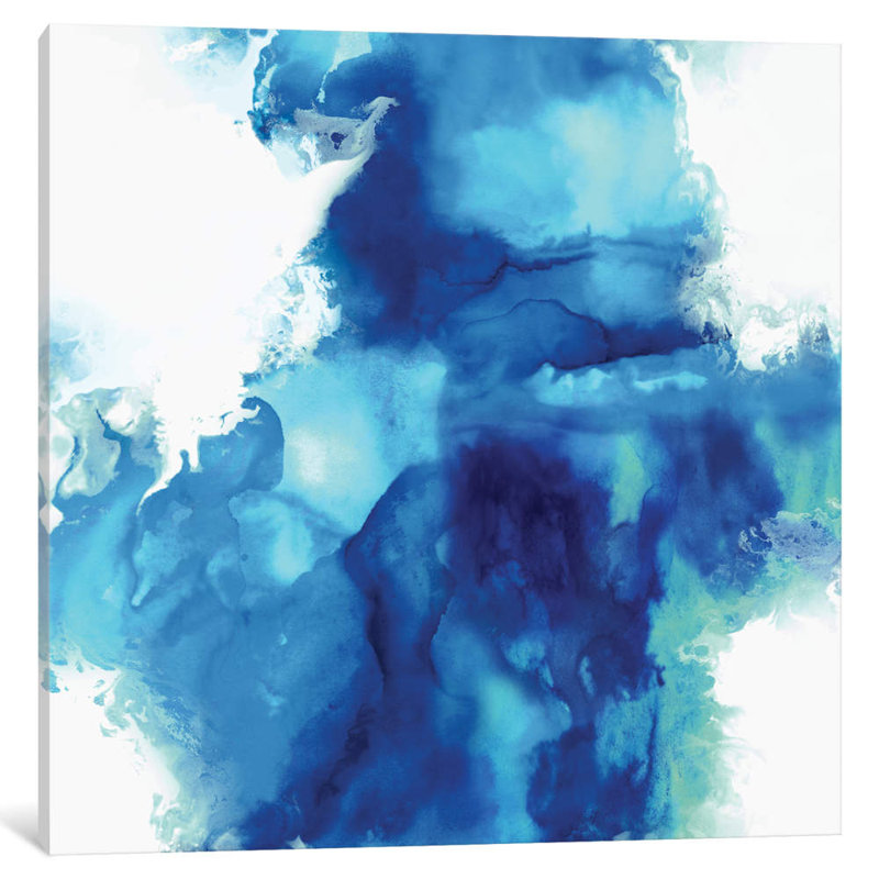 Ascending In Blue I by Daniela Hudson - Wrapped Canvas Print, 93.98 cm H x 93.98 cm W x 1.91 cm D