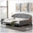 Modern Luxury Tufted Button Daybed, Full, Gray