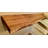 Custom Narrow Live Edge English Chestnut Wood Floating Shelves-345387968
