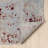 Rust/Gray Industrial Distressed Abstract Machine Washable Rug-136276023