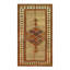Kuulei Cotton Oriental Area Rug in Brown
