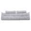 Cotton Grey Rectangular Backrest Back Cushion-2107407635