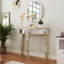 Ancuta 90cm Glass Console Table-91075860