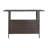 Rimah Rectangular Indoor/Outdoor Wicker Rattan Patio Bar Counter Table with Two Shelves-278457914-278457917