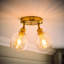 Alaynah Glass Semi Flush Mount-1616532998