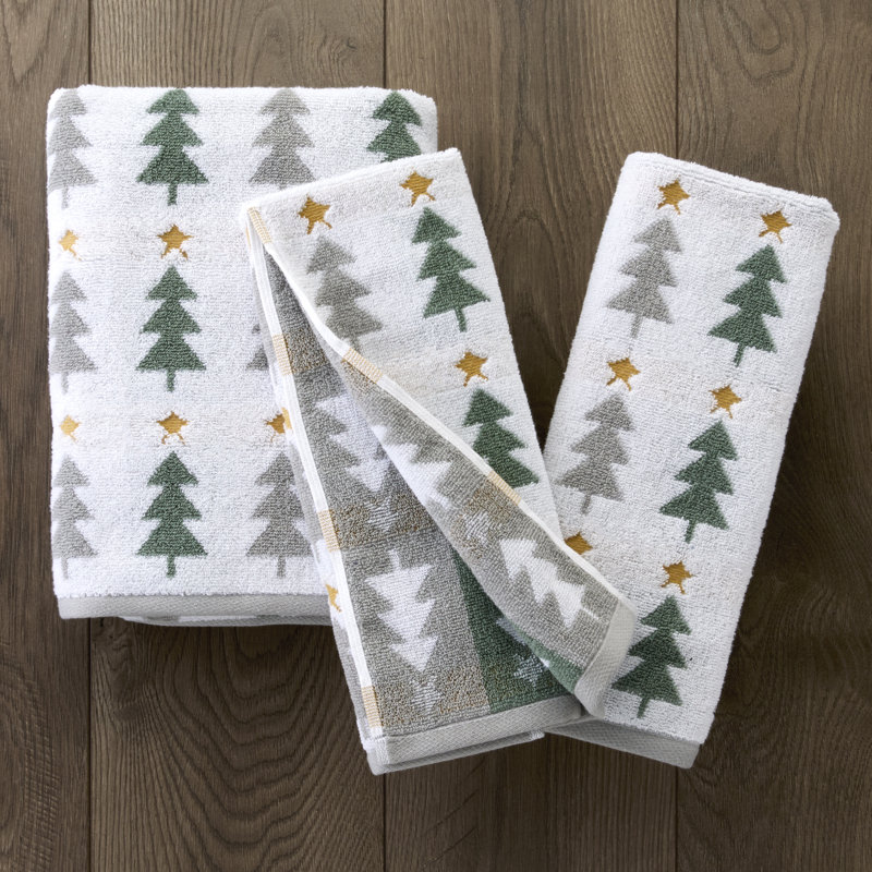 MULTI TREES JACQUARD BATH-MULTI