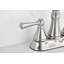 Robinet pour salle de bain à 2 poignées avec ensemble de bonde centrales-87982043