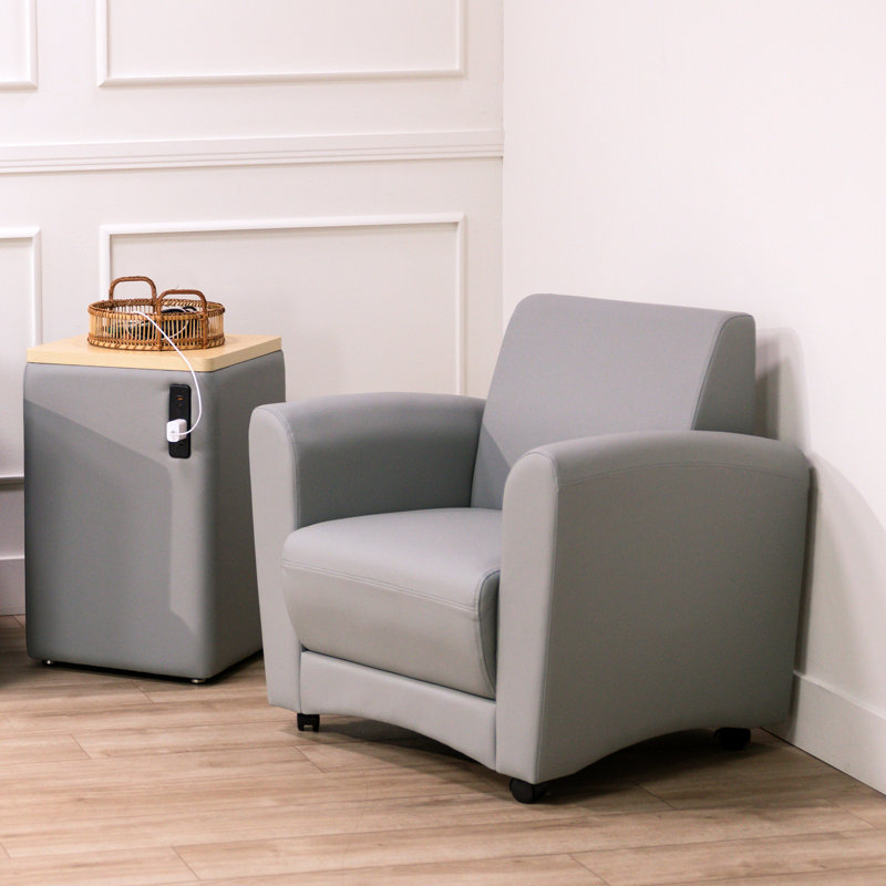 Chaise rembourrée Pro Series, Gris