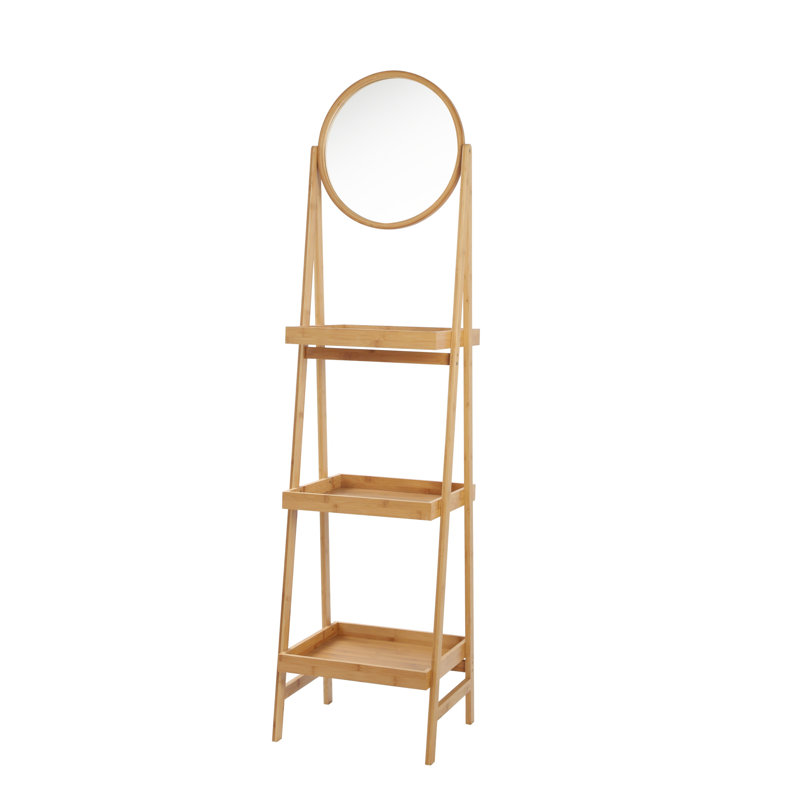 16'' W Solid Wood Shelving Unit