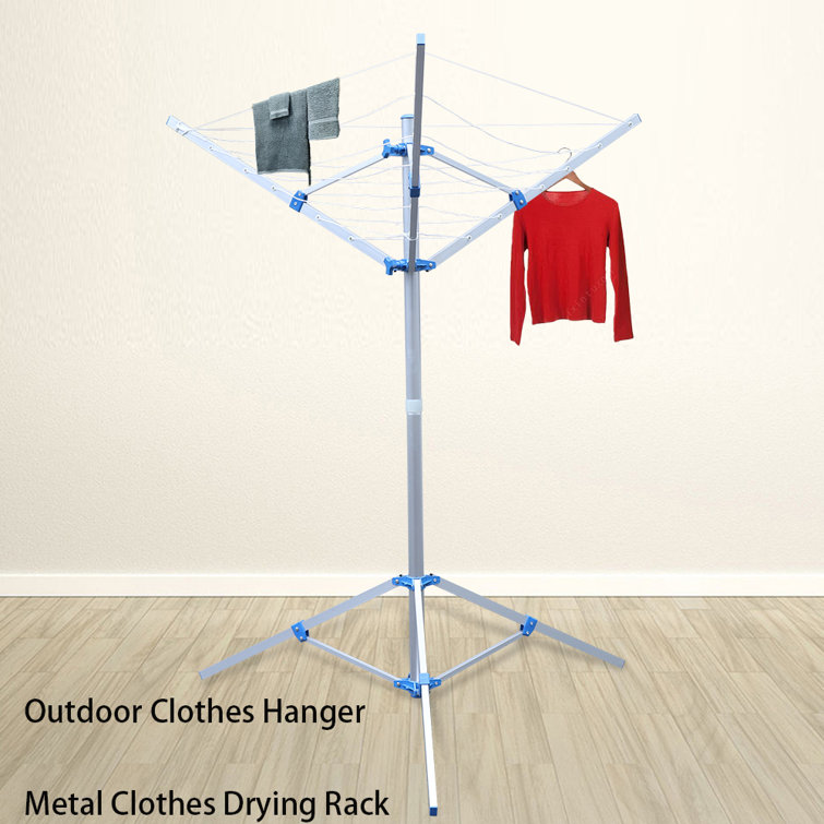 Rebrilliant Rotary Clothesline Dryer Laundry Rack Folding Clothes Drying  Umbrella New & Reviews